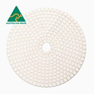 White polishing pad